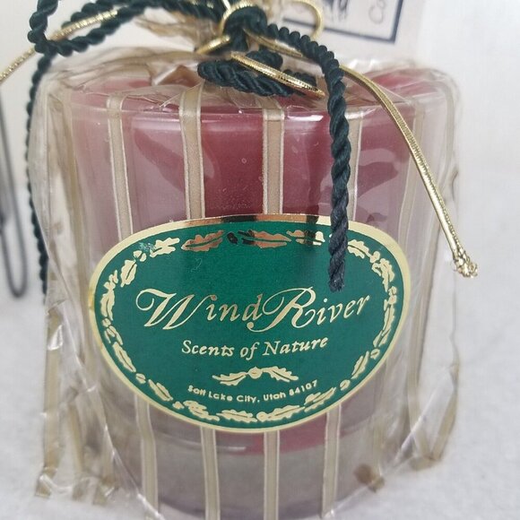 candle wind river scent of nature red wireframed Utah salt lake city home décor - Picture 6 of 6